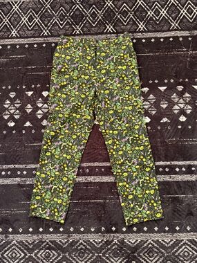 Wildfang Green Floral Pants